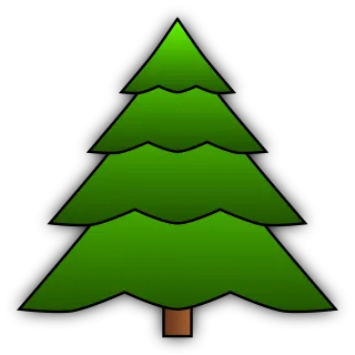 Fir tree Tree Needles Stickdatei