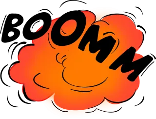 Explosion Detonation Blast Stickdatei
