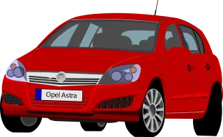 Automobile Car Opel astra Stickdatei – Fahrzeuge
