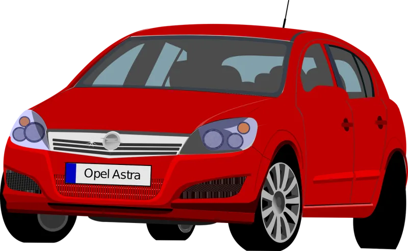 Automobile Car Opel astra Stickdatei – Fahrzeuge