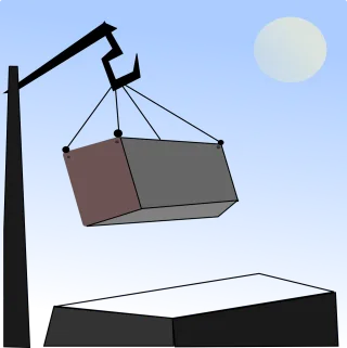 Logistics Freight Container Stickdatei – Fahrzeuge