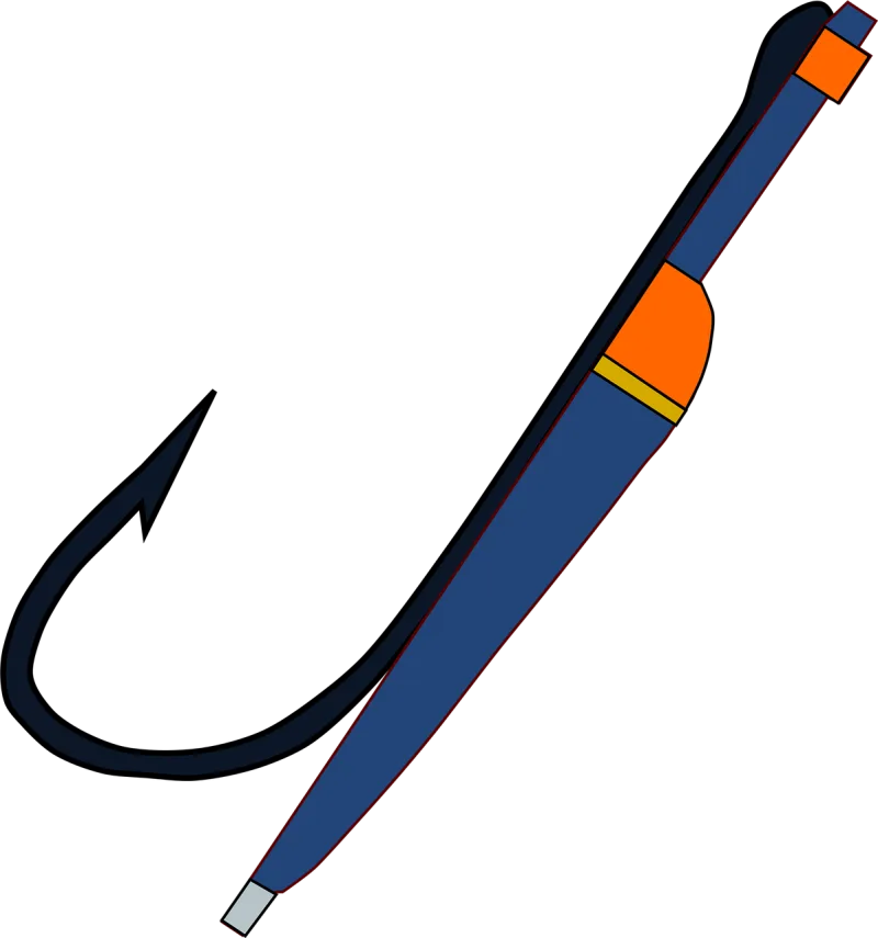 Fish hook Fishing-hook Catch Stickdatei – Tiere