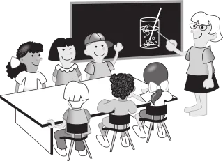 School teacher Teacher School Stickdatei