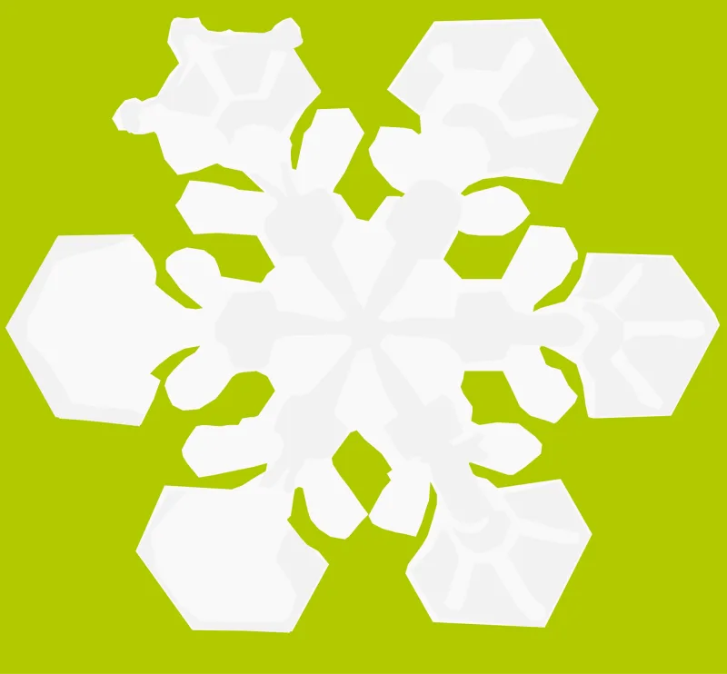 Snow Snowflake Water Stickdatei – Weihnachten