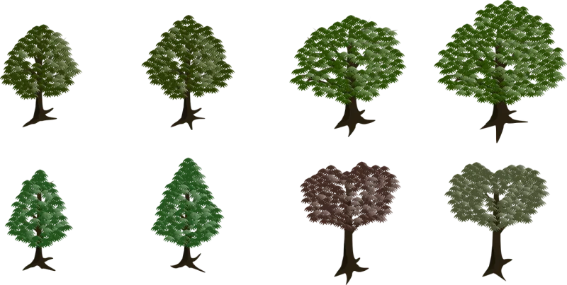 Tree Forest Nature Stickdatei – Natur