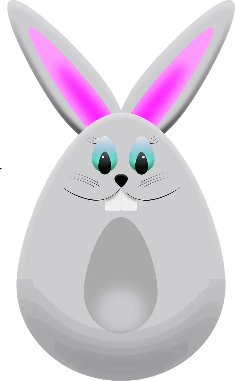 Easter bunny Rabbit Cute Stickdatei – Tiere