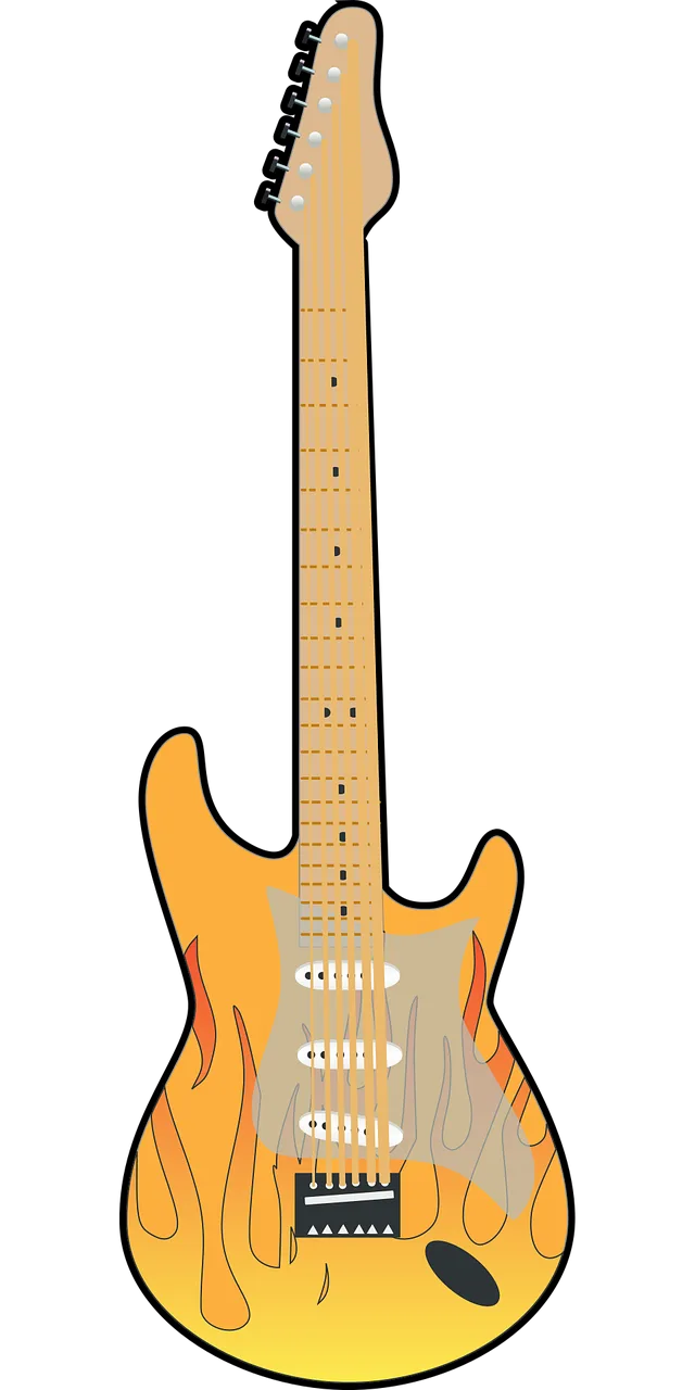 Guitar Instrument Music Stickdatei – Musik