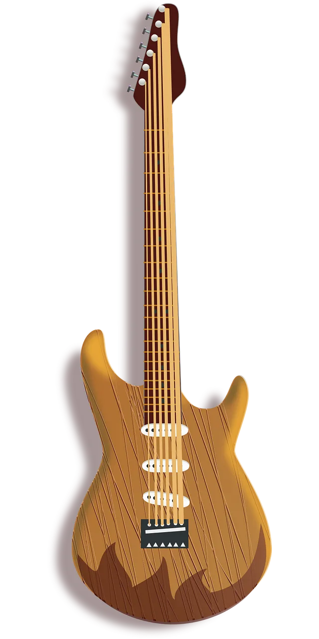 Guitar Instrument Music Stickdatei – Musik