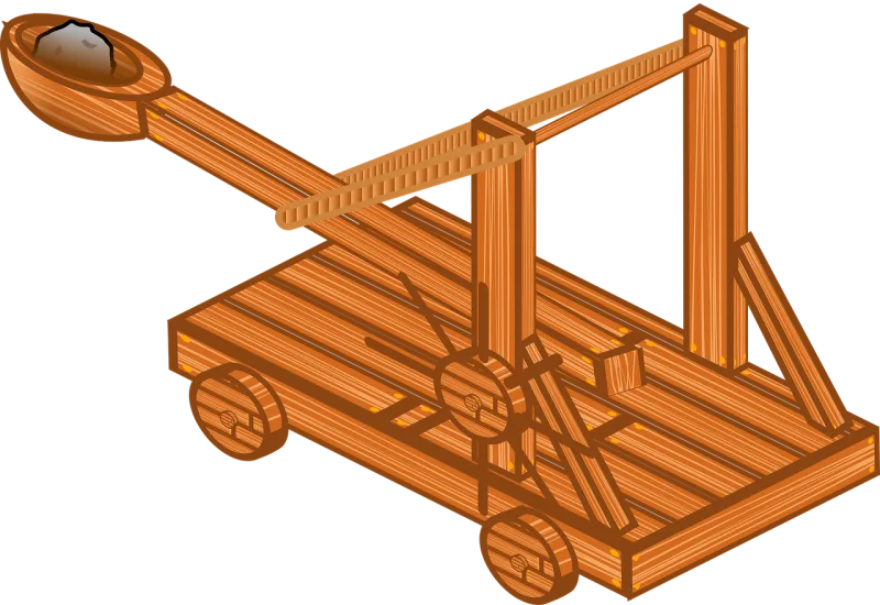 Catapult Medieval Rpg Stickdatei – Kinder