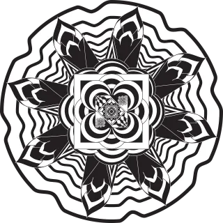 Mandalas Flowers mandalas Buddha purnima Stickdatei