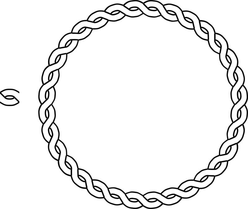 Border Braid Frame Stickdatei – Weihnachten