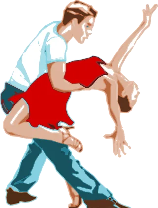 Dance Salsa Dancers Stickdatei