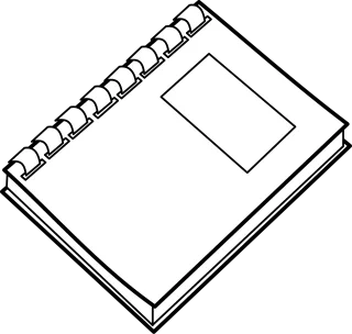 Book Ring binder Loose-leaf Stickdatei – Natur