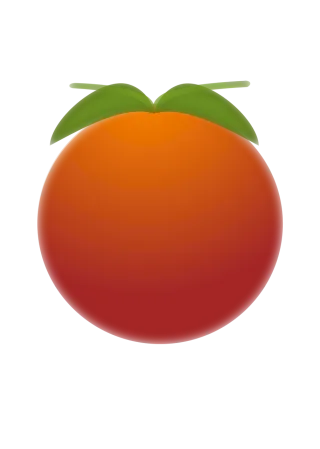 Orange Fruit Citrus Stickdatei