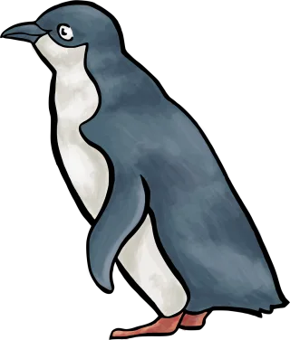 Penguin Bird Nature Stickdatei