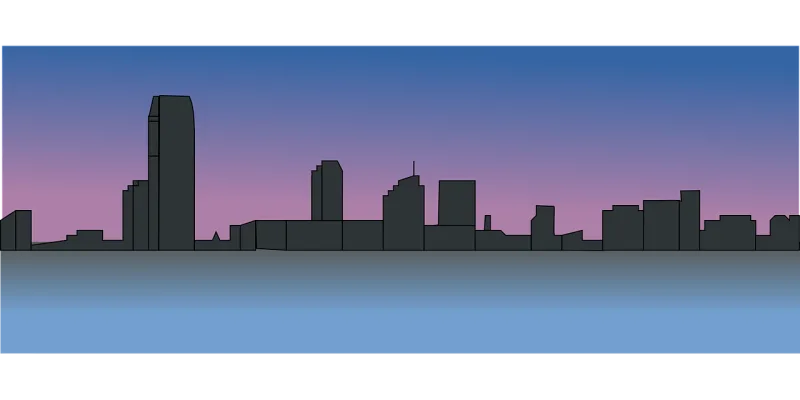 Buildings Skyline Cityscape Stickdatei – Natur