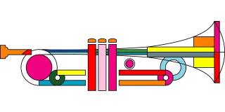Trumpet Instrument Music Stickdatei