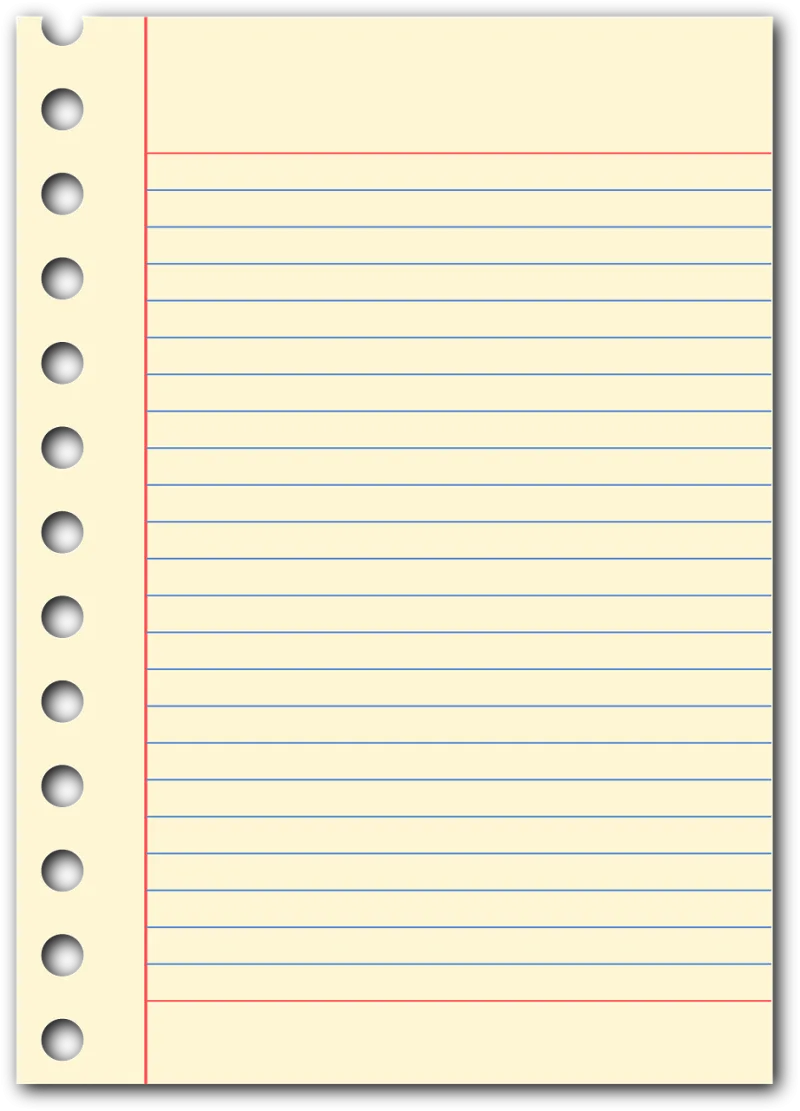 Education Notepad Page Stickdatei – Musik
