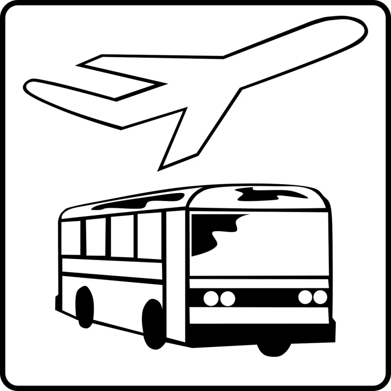 Bus Hotel Plane Stickdatei – Fahrzeuge
