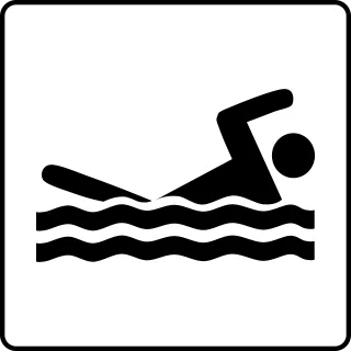 Pool Sports Swimming Stickdatei