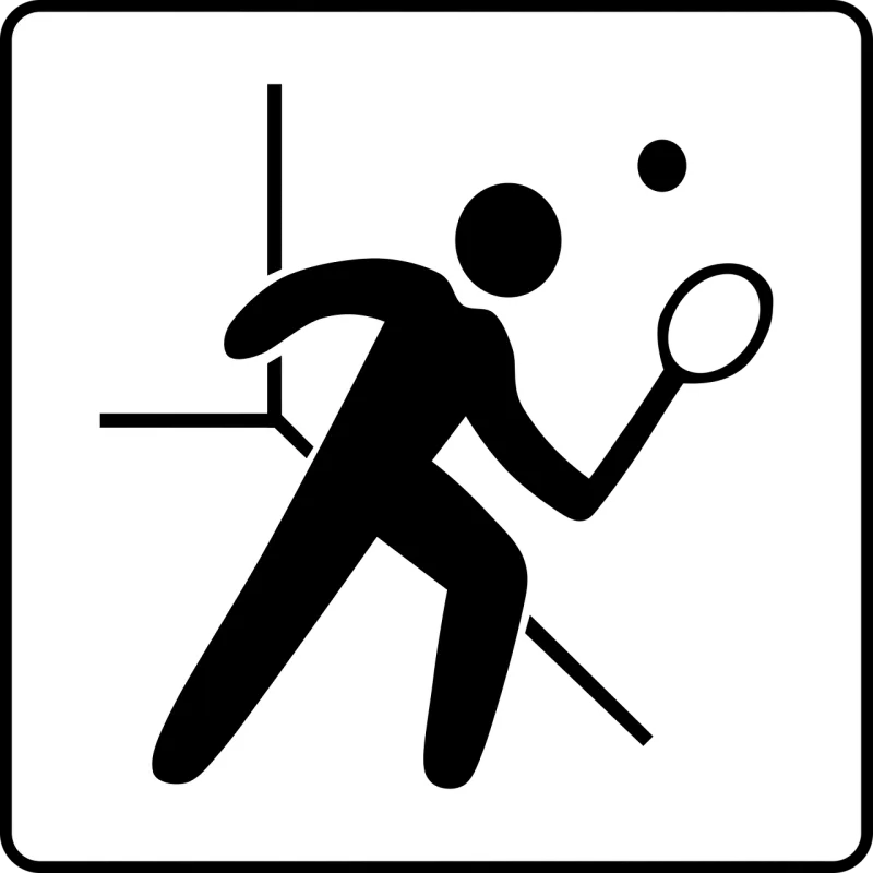 Tennis Sports Squash Stickdatei – Sport