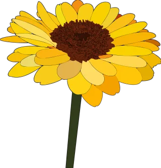 Sunflower Flower Nature Stickdatei