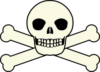 Skull Pirate Skeleton Stickdatei