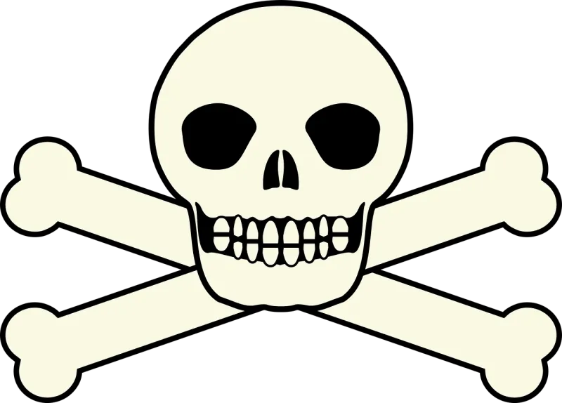 Skull Pirate Skeleton Stickdatei – Kinder
