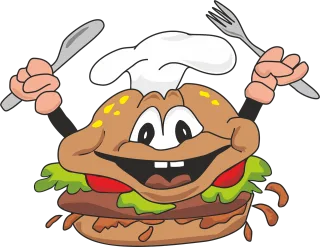 Burger Hamburger Cheeseburger Stickdatei