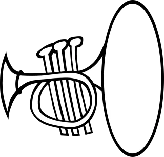 Trumpet Music Musical instrument Stickdatei