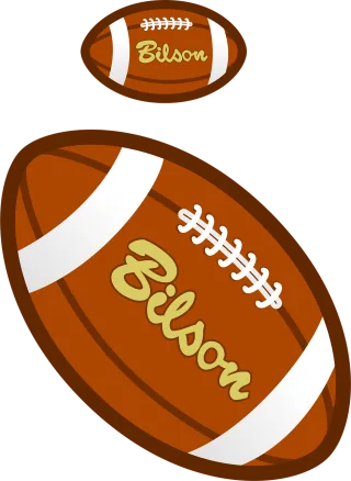 Football Rugby Ball Stickdatei
