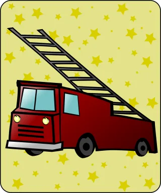 Firetruck Fire engine Fire truck Stickdatei