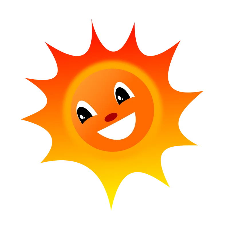 Sun Summer Nature Stickdatei – Natur