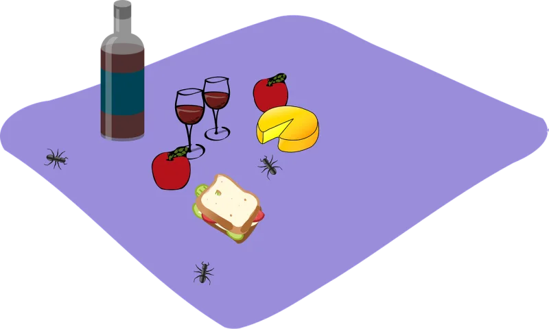 Picnic Eating Food Stickdatei – Essen & Trinken