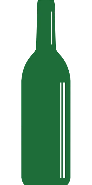Bottle Green Wine Stickdatei