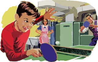 Retro Vintage Family Stickdatei