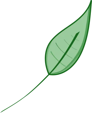 Leaf Nature Green Stickdatei