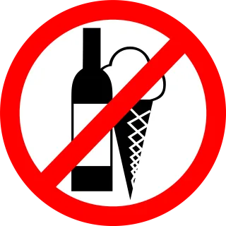 No eating Food Ice cream Stickdatei