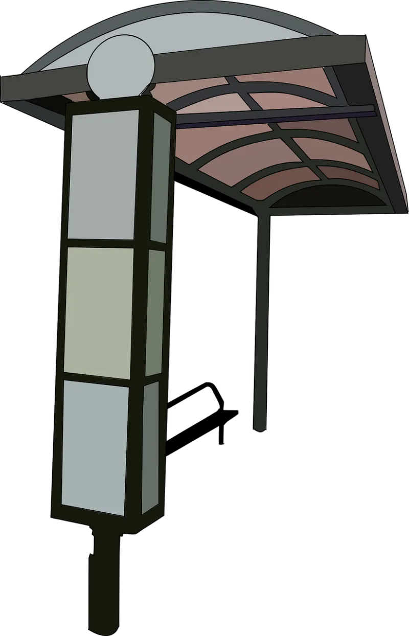 Bus stop Public transport Bus Stickdatei – Fahrzeuge