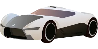 Mitsubishi Racing car Car Stickdatei