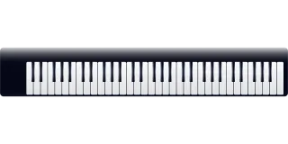 Keyboard Music Piano Stickdatei