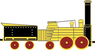 Locomotive Railroad Train Stickdatei