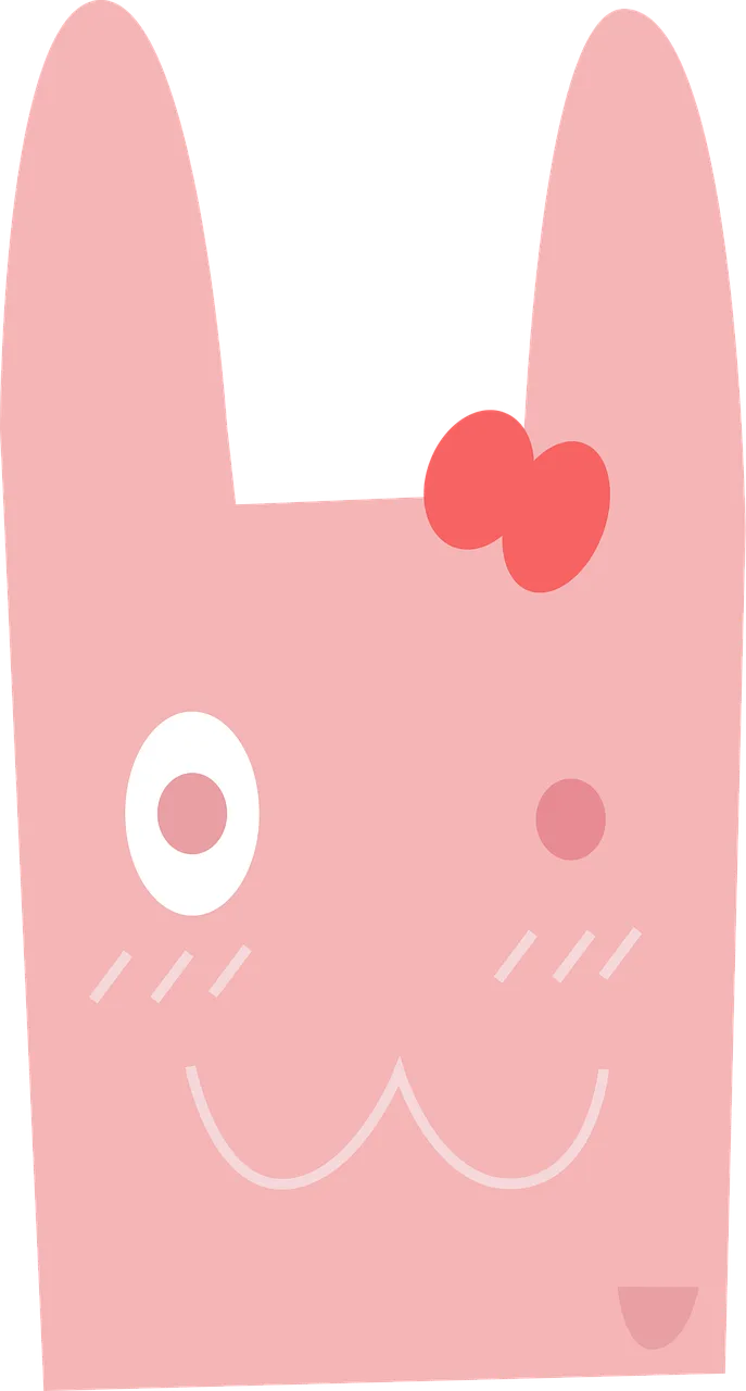 Rabbit Hare Bunny Stickdatei – Tiere