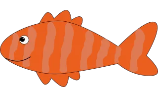 Salmon Nature Fish Stickdatei