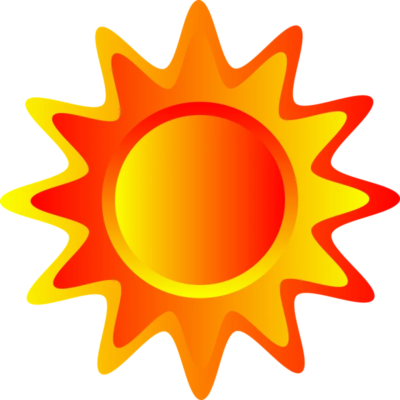 Summer Sun Weather Stickdatei – Natur