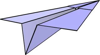 Paper plane Paper dart Paper airplane Stickdatei – Kinder