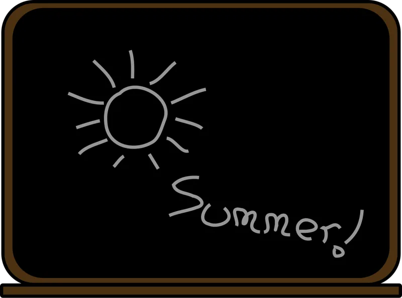 Blackboard School Nature Stickdatei – Natur
