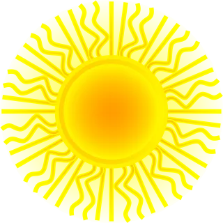 Summer Nature Sun Stickdatei