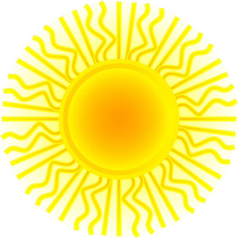 Summer Nature Sun Stickdatei – Natur