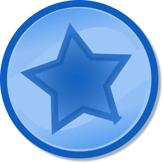 Star Blue Circle Stickdatei – Weihnachten